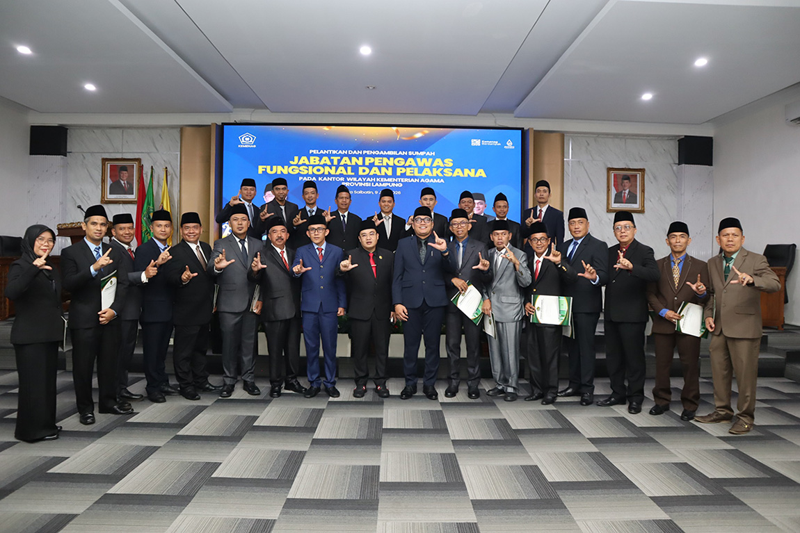 Pelantikan Dan Pengambilan Sumpah Jabatan Pengawas, Pelaksana Dan JFT